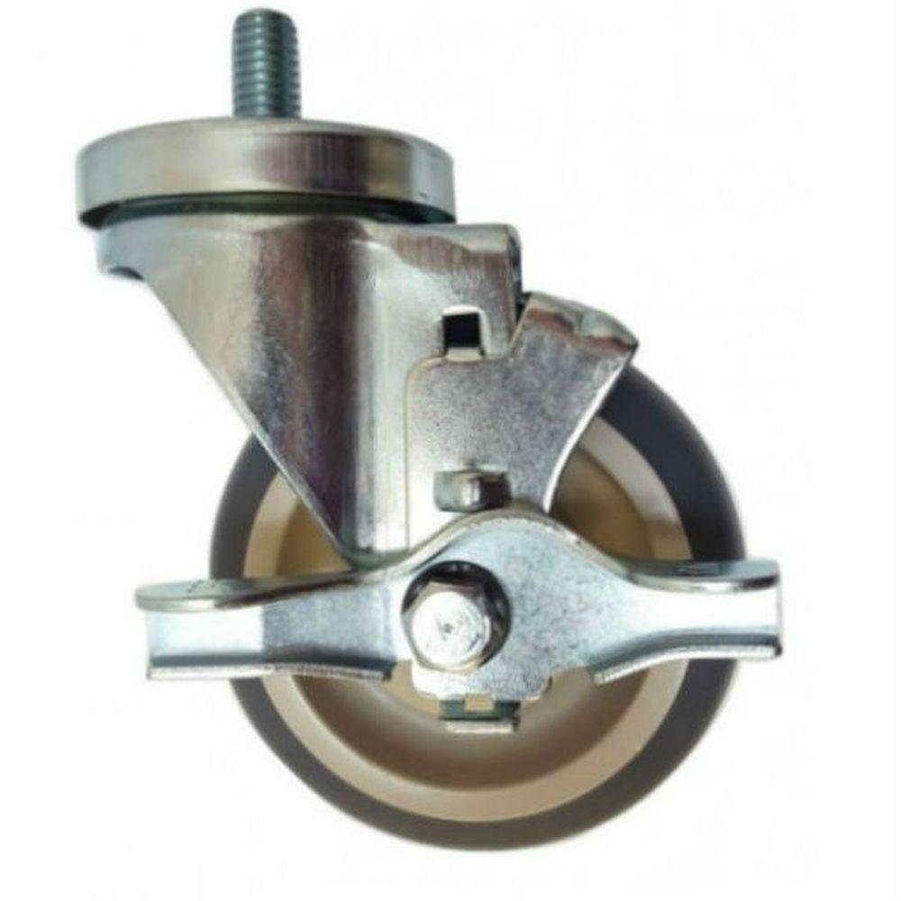 7/8 in Wheel Dia., 250 lb, Threaded Stem Caster for Appliances -  32J786