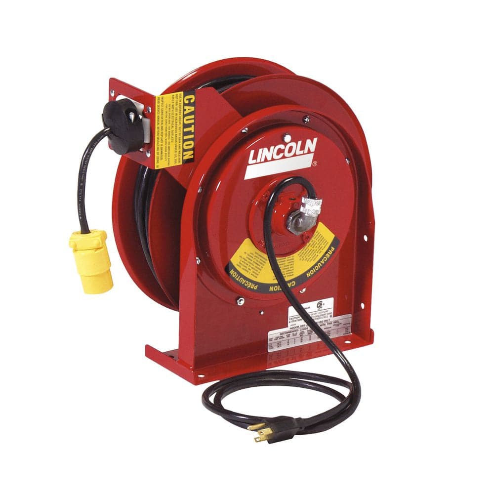Lincoln Industrial 91030 Heavy Duty Extension Cord Reel 13amp Receptacle