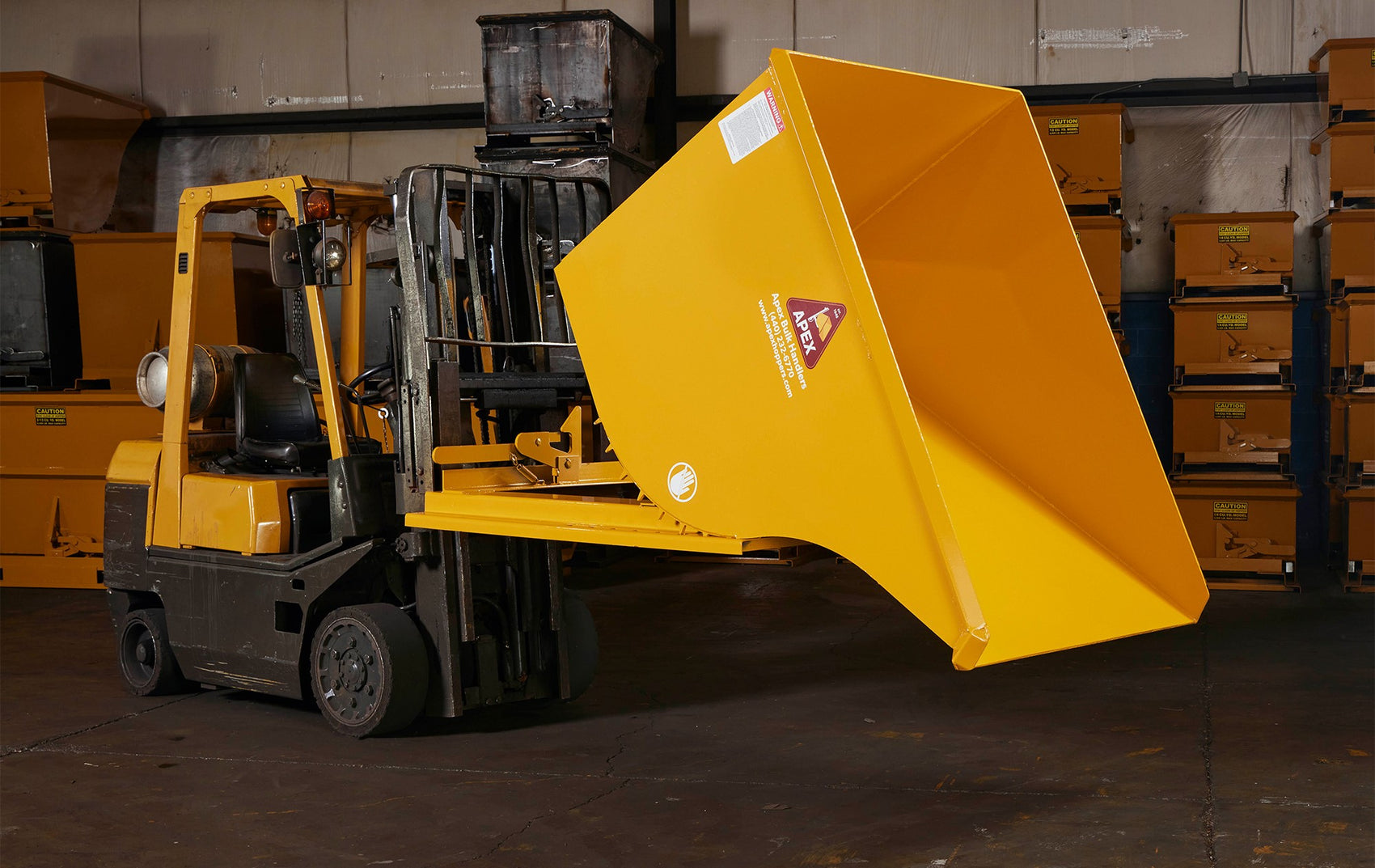 Heavy Duty Hopper - 5 Cubic Yards - 8,000 lbs Capacity