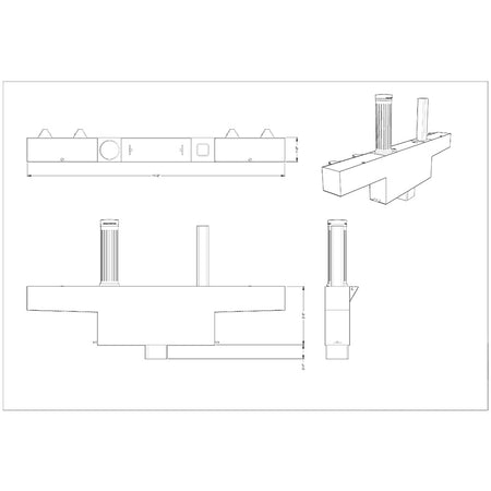 K12 Minuteman - Manually Retractable Bollard System - S4 Bollards