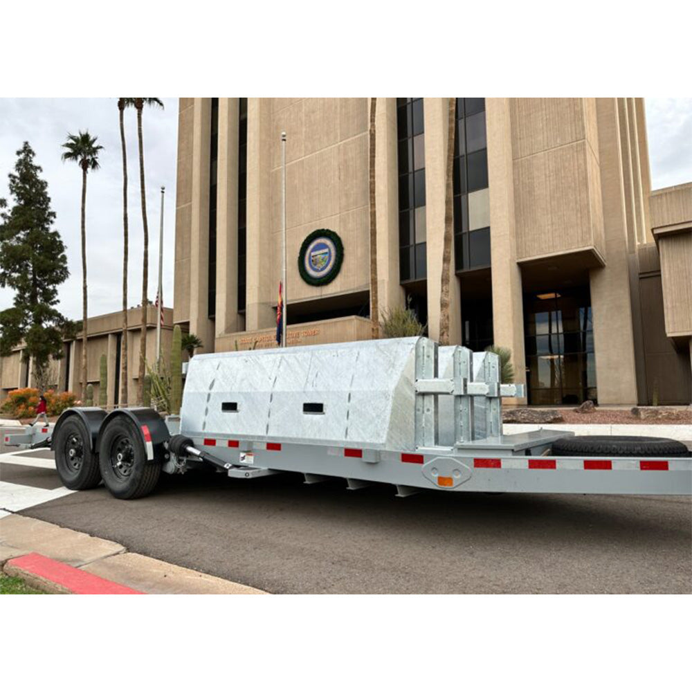 K12 Defense Enforcer - 6 Barrier Trailer Package - S4 Bollards