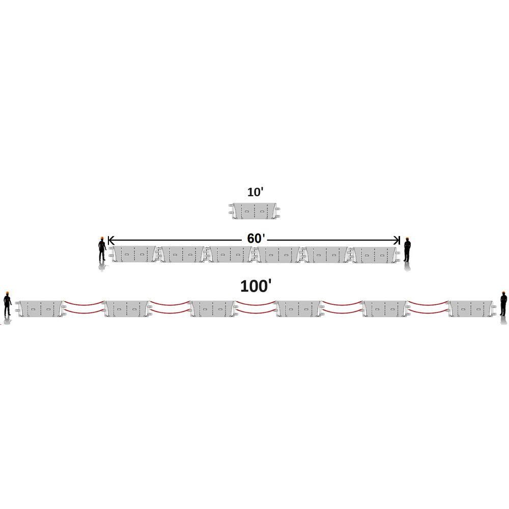 K12 Defense Enforcer - 6 Barrier Trailer Package - S4 Bollards