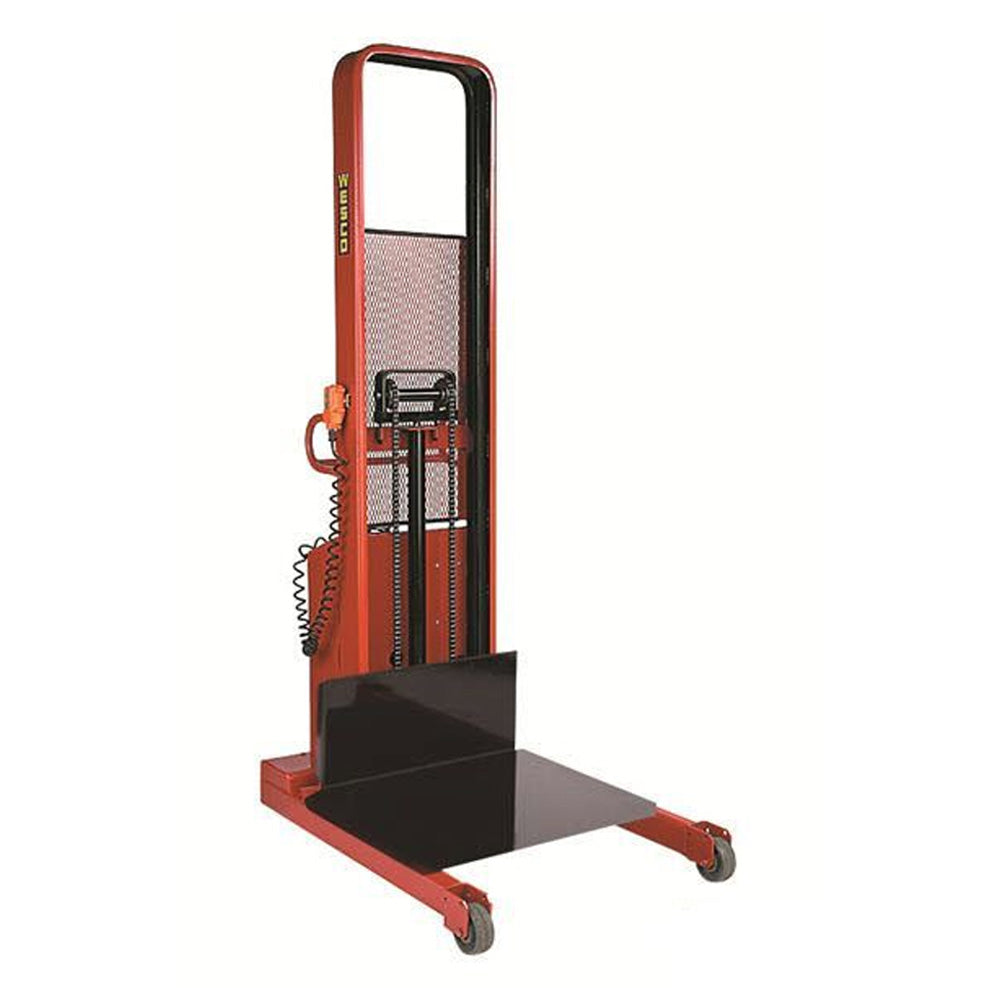 Fixed Base Powered Stacker, 1500-2000 lb Capacity - Wesco