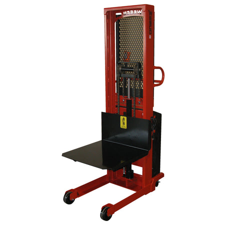 Fixed Base Powered Stacker, 1500-2000 lb Capacity - Wesco