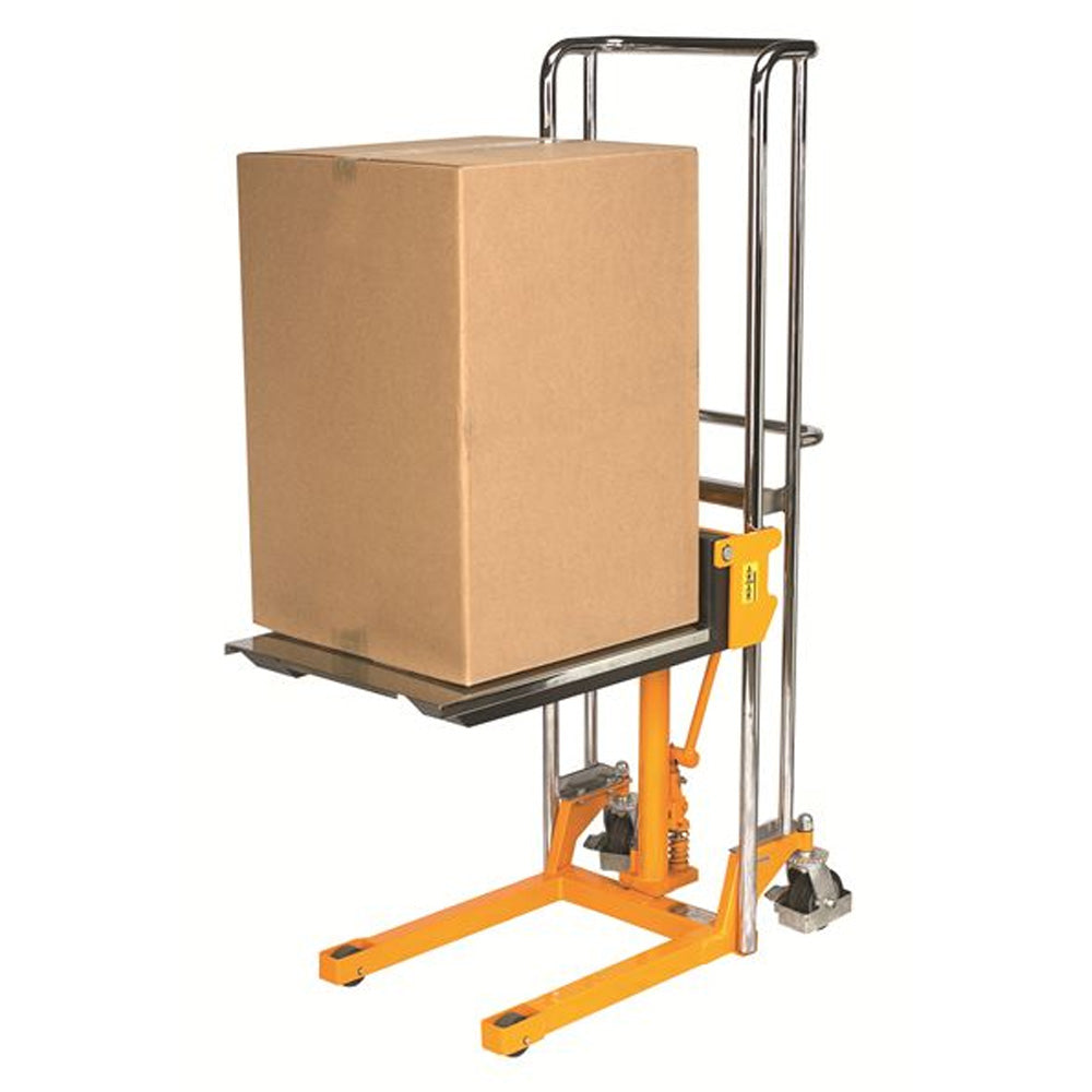 Hydraulic Value Lift with 4" x 25.5" Adjustable Forks, 880 lb Capacity - Wesco