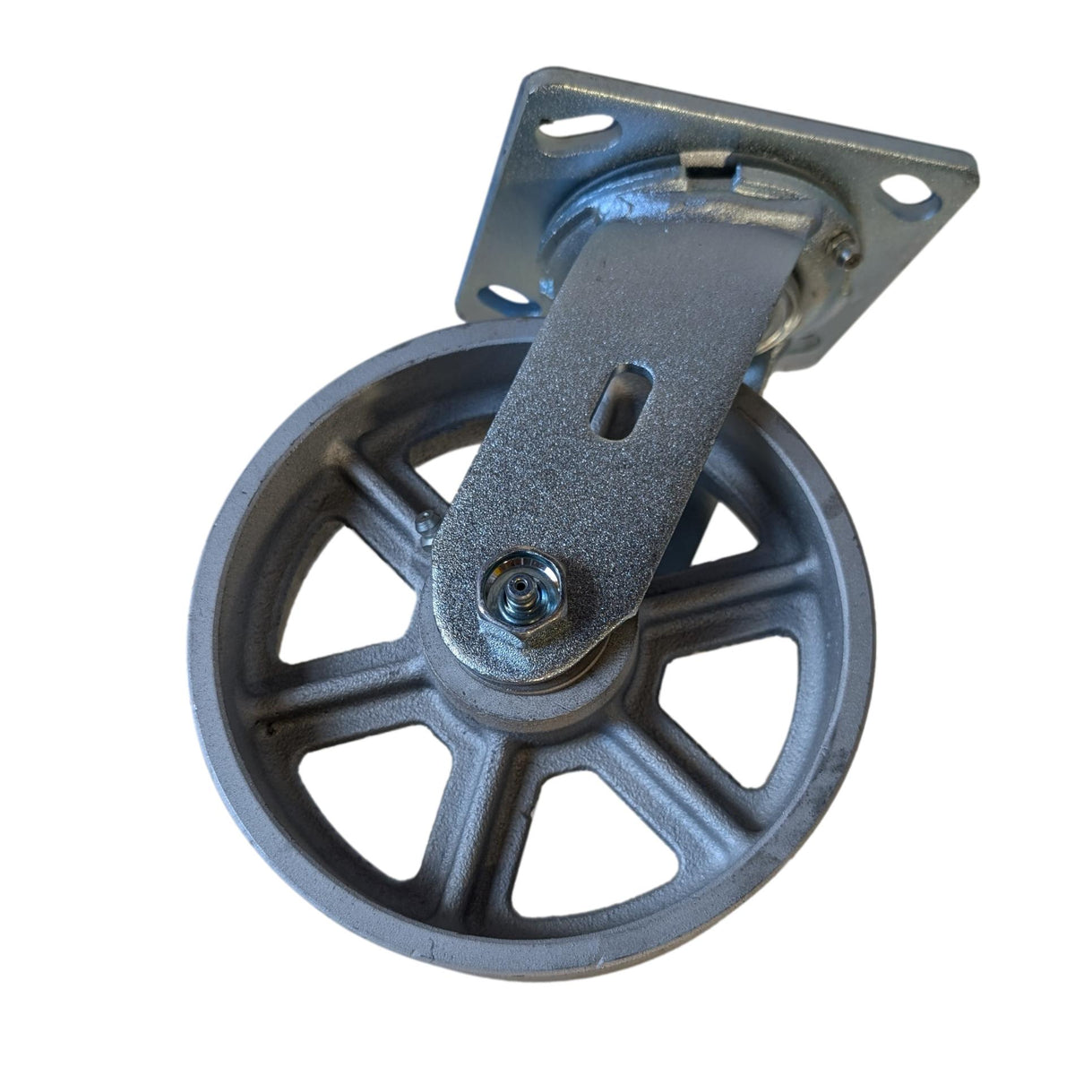 6" x 2" Heavy Duty Semi-Steel Wheel Swivel Caster - 1250 lbs. Capacity - Durable Superior Casters