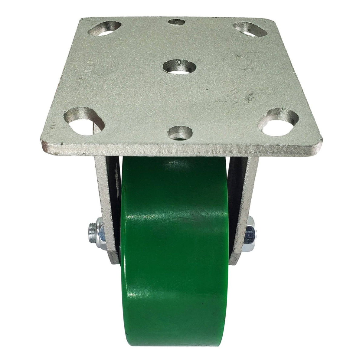 5" x 2" Polyon Cast Wheel Rigid Caster - 1100 lbs. Capacity - Durable Superior Casters