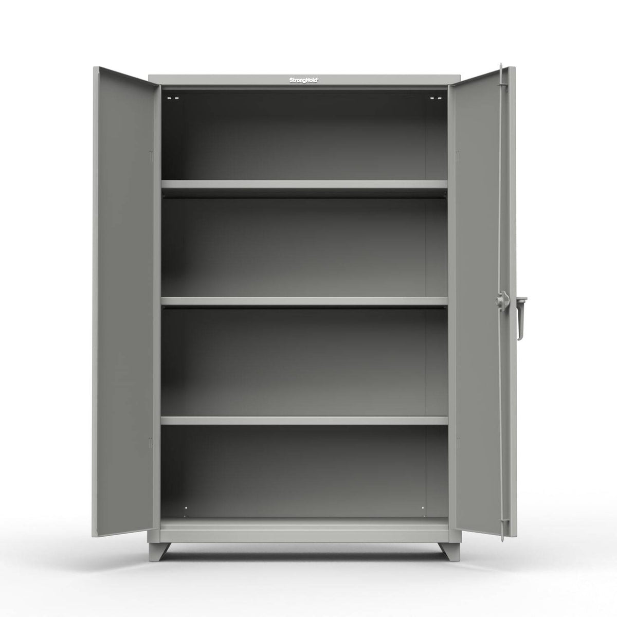 Extra Heavy Duty 14 GA Cabinet with 3 Shelves - Strong Hold