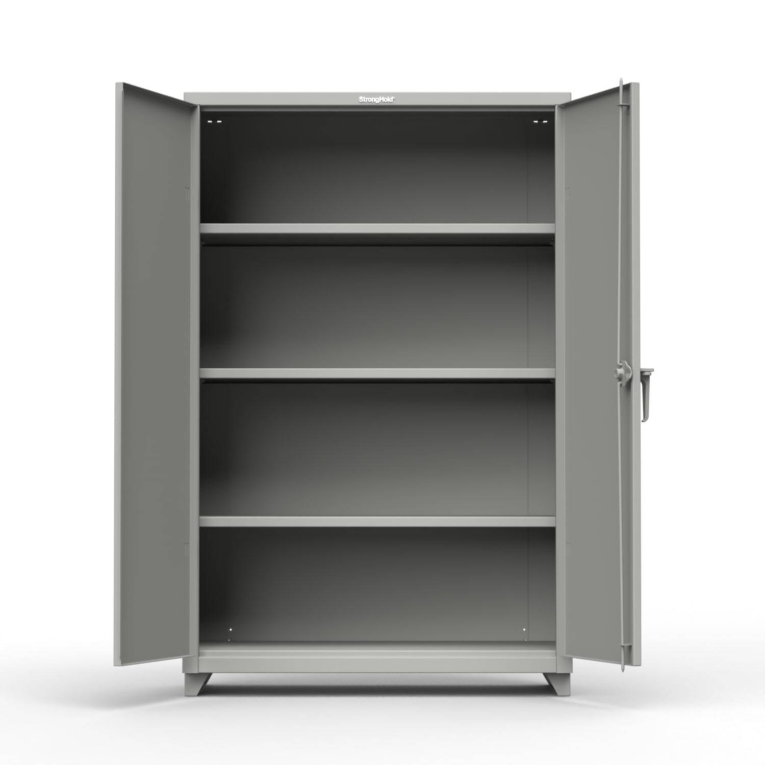 Extra Heavy Duty 14 GA Cabinet with 5 Shelves - Strong Hold
