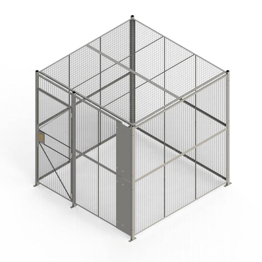 840 Spec Woven Wire Kits - 4 Sided Partition Cage - WireCrafters