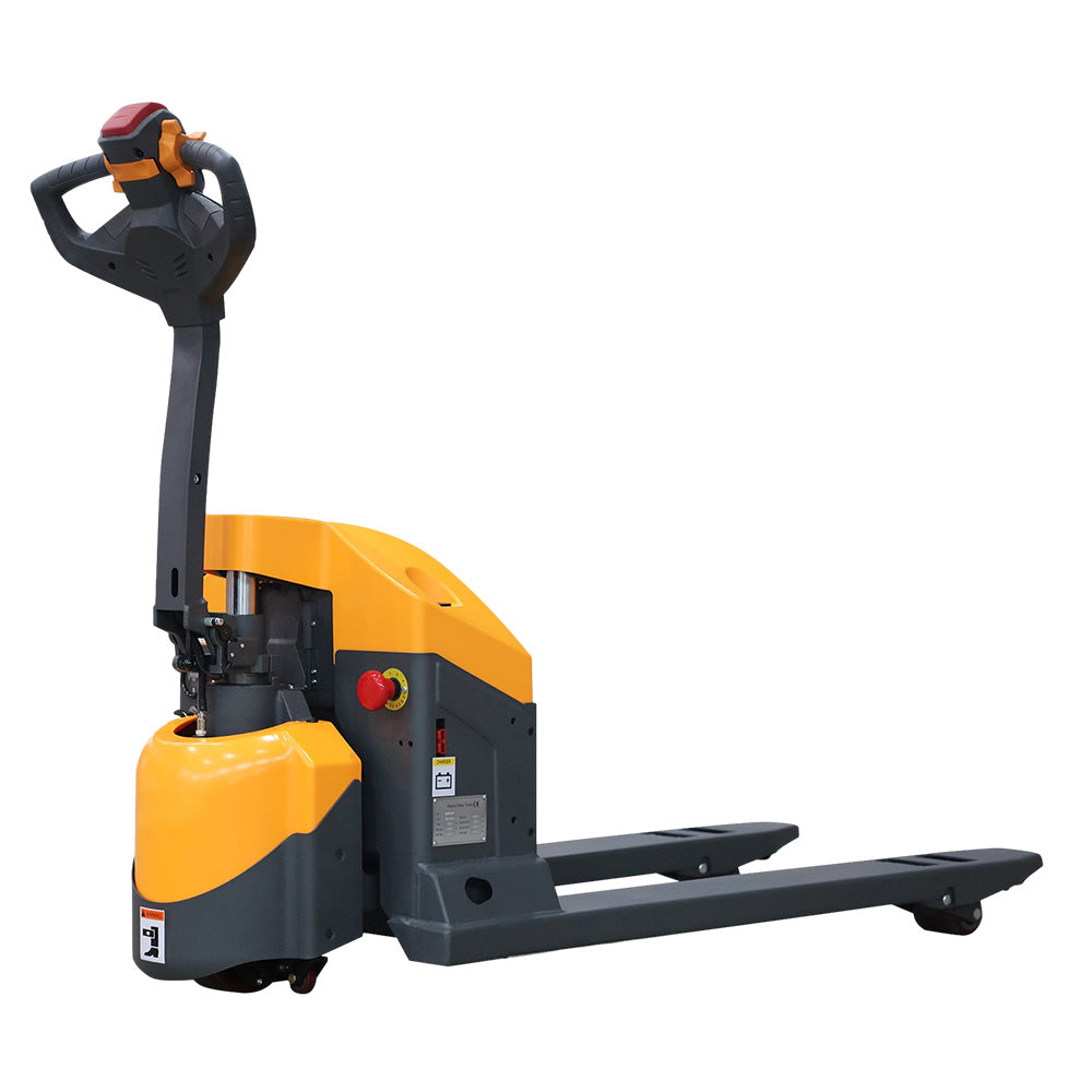 Full Electric Pallet Jack with Emergency Key Switch, 3300-4400lbs Cap. - Apollo Forklift