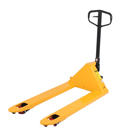 High Quality Manual Hydraulic Pallet Jack, 6600 lbs, 48" x 27" Fork - Apollo Forklift