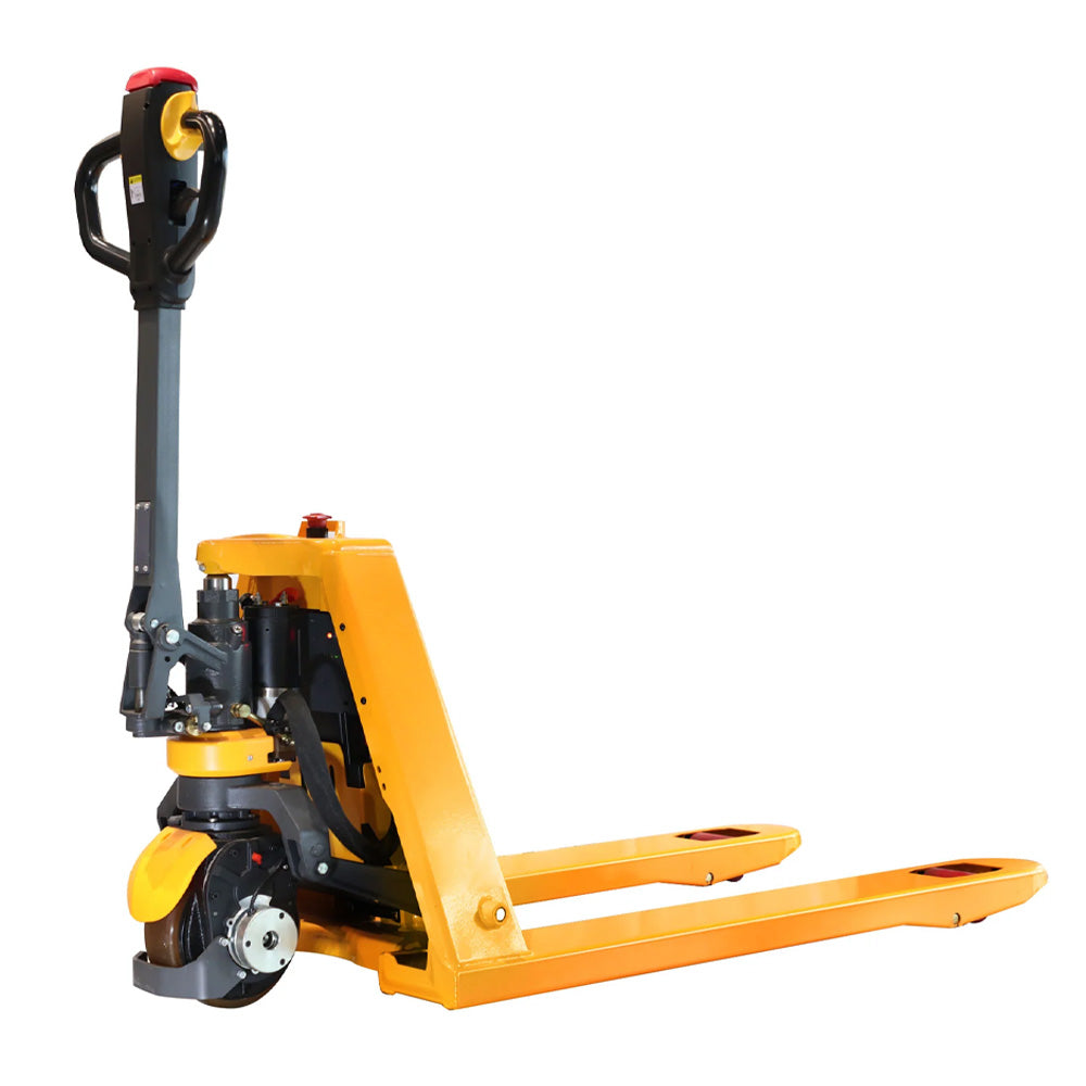 Lithium Full Electric Pallet Jack, 3300 lbs Capacity, 48" x 27" Forks - Apollo Forklift