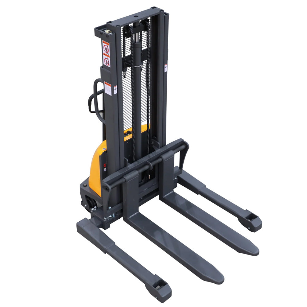 Power Lift Fixed Stacker, 3300 lbs Capacity, 98"-118" Lifting Height - Apollo Forklift