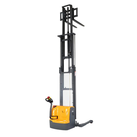 Powered Forklift Full Electric Walkie Stacker, 3300 lbs Capacity - Apollo Forklift