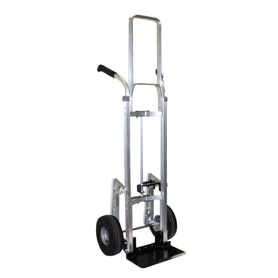 B&P Double Grip Curved Back Hand Truck with Mini Keg Hook - B&P Manufacturing