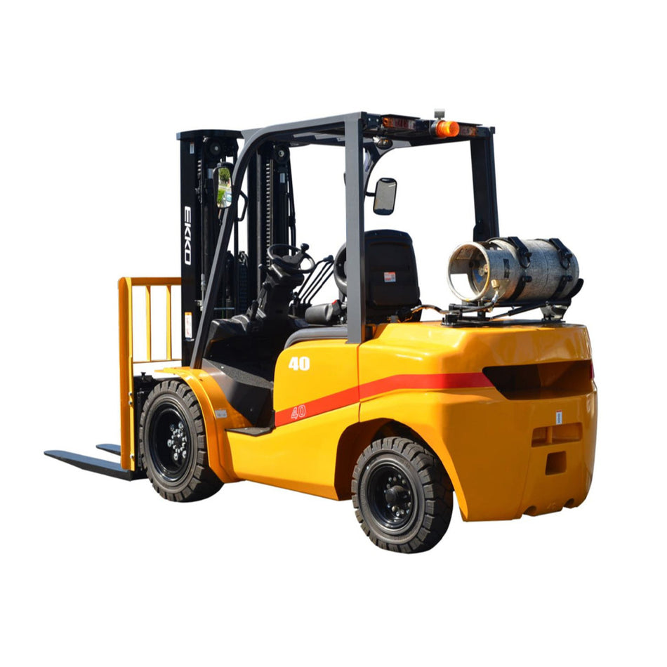 EKKO EK40TLP Forklift with Solid Pneumatic Tires - 8500 lbs Capacity