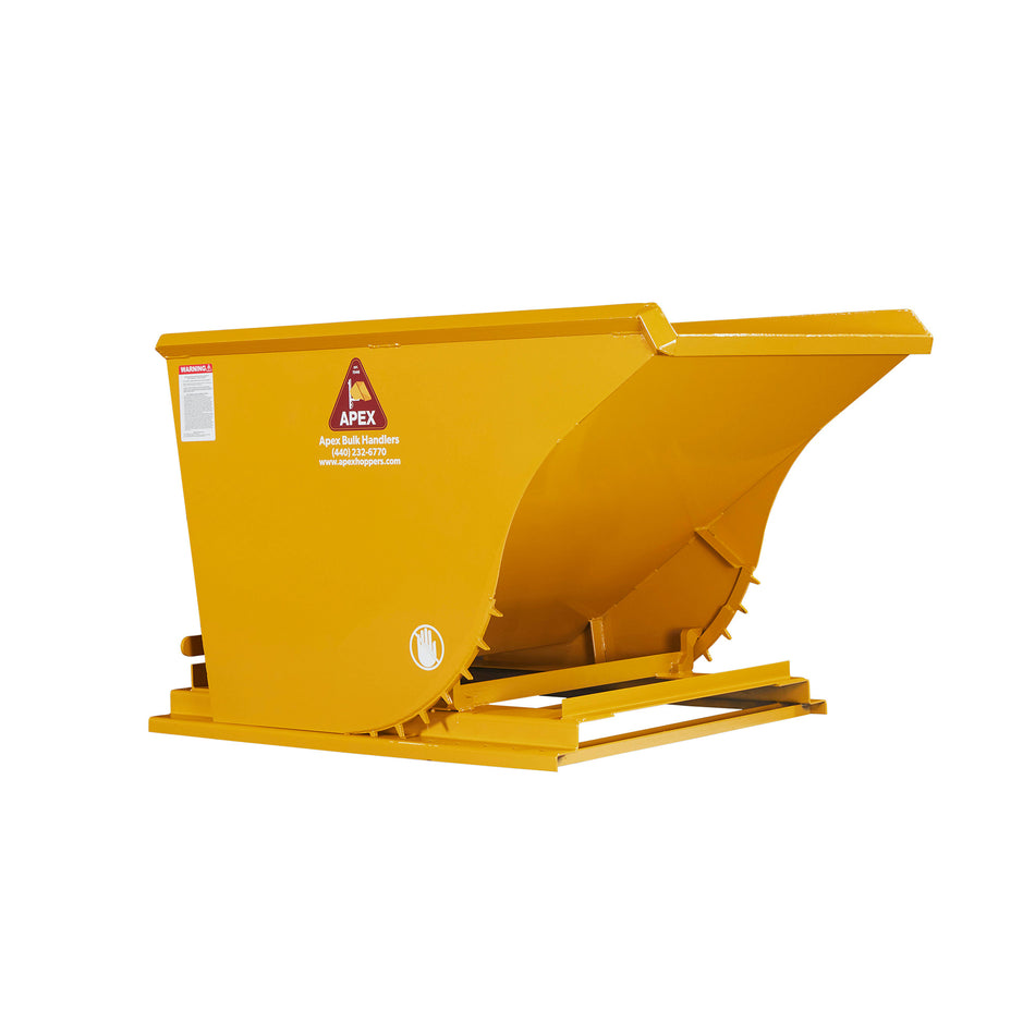 Heavy Duty Hopper - 2 Cubic Yards - 6,000 lbs Capacity