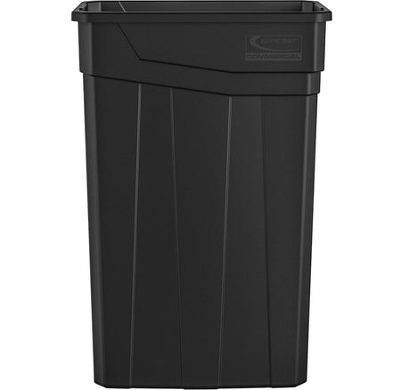 23 Gallon Resin Slim Trash Can - Gray - Suncast Commercial