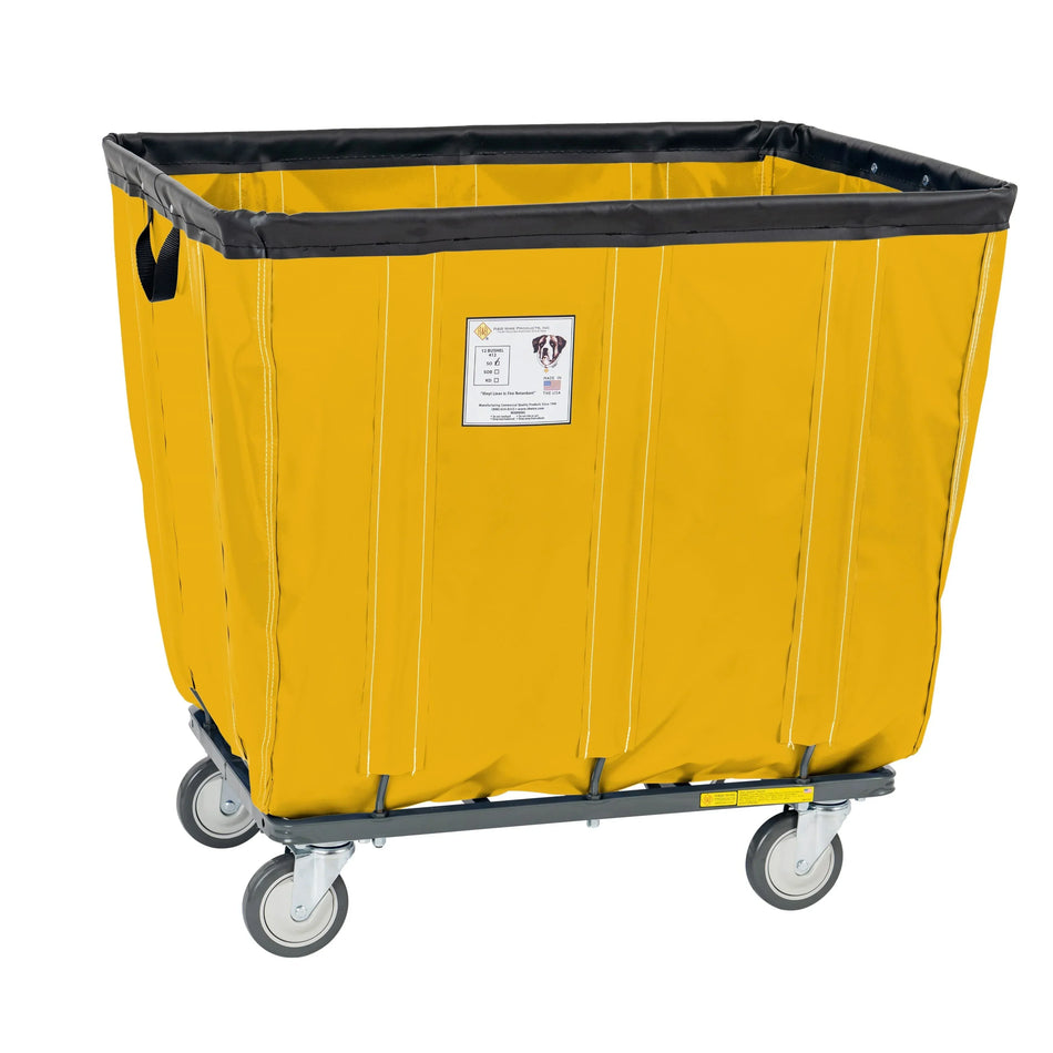 Vinyl Basket Truck with Antimicrobial Liner - 14 Bushel