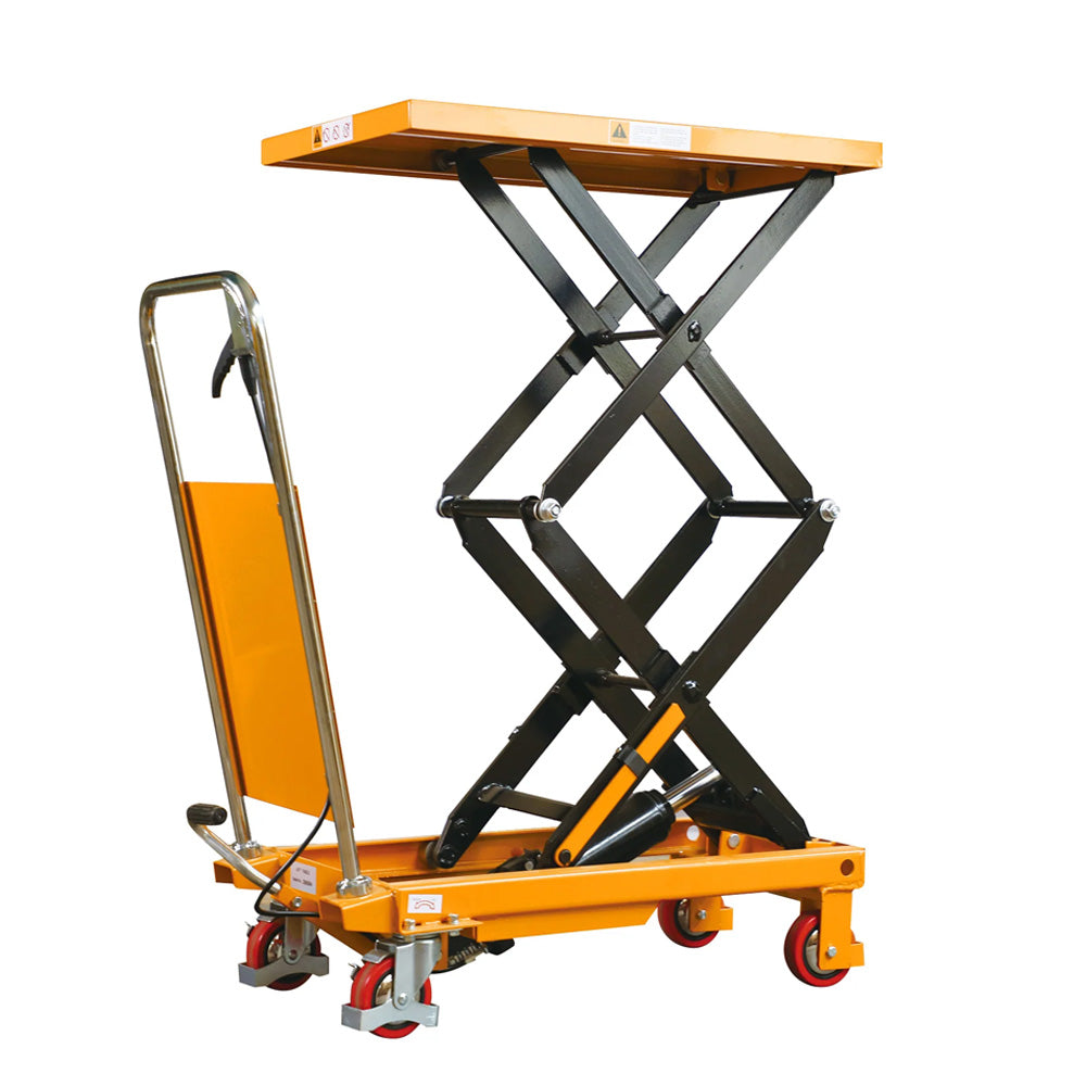 Double Scissor Lift Table, 330-1760 lbs, 43"-59" Lifting Height - Apollo Forklift