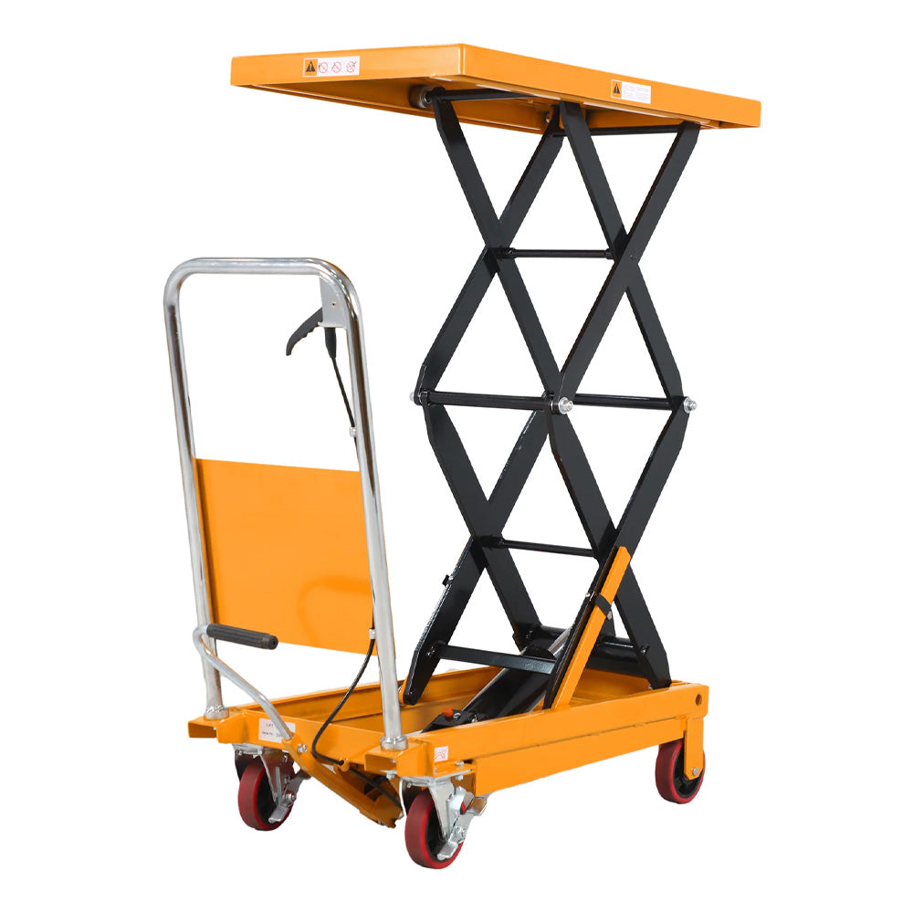 Double Scissor Lift Table, 330-1760 lbs, 43"-59" Lifting Height - Apollo Forklift