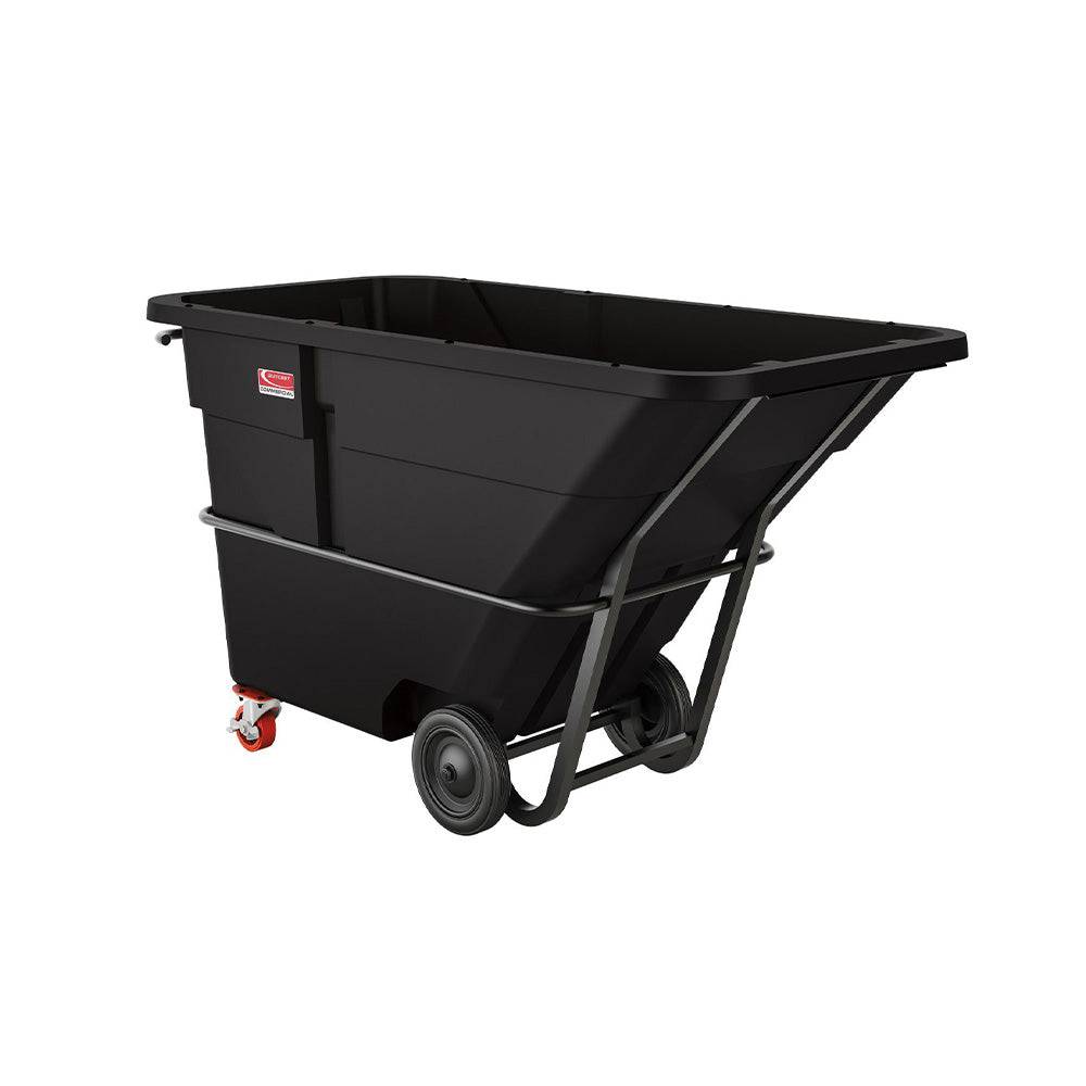 1-1/2 Cubic Yard, Standard Duty Tilt Truck, Black - Suncast Commercial