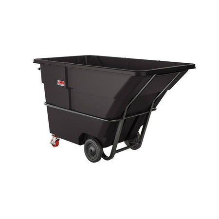 2 Cubic Yard, Standard Duty Tilt Truck, Black - Suncast Commercial