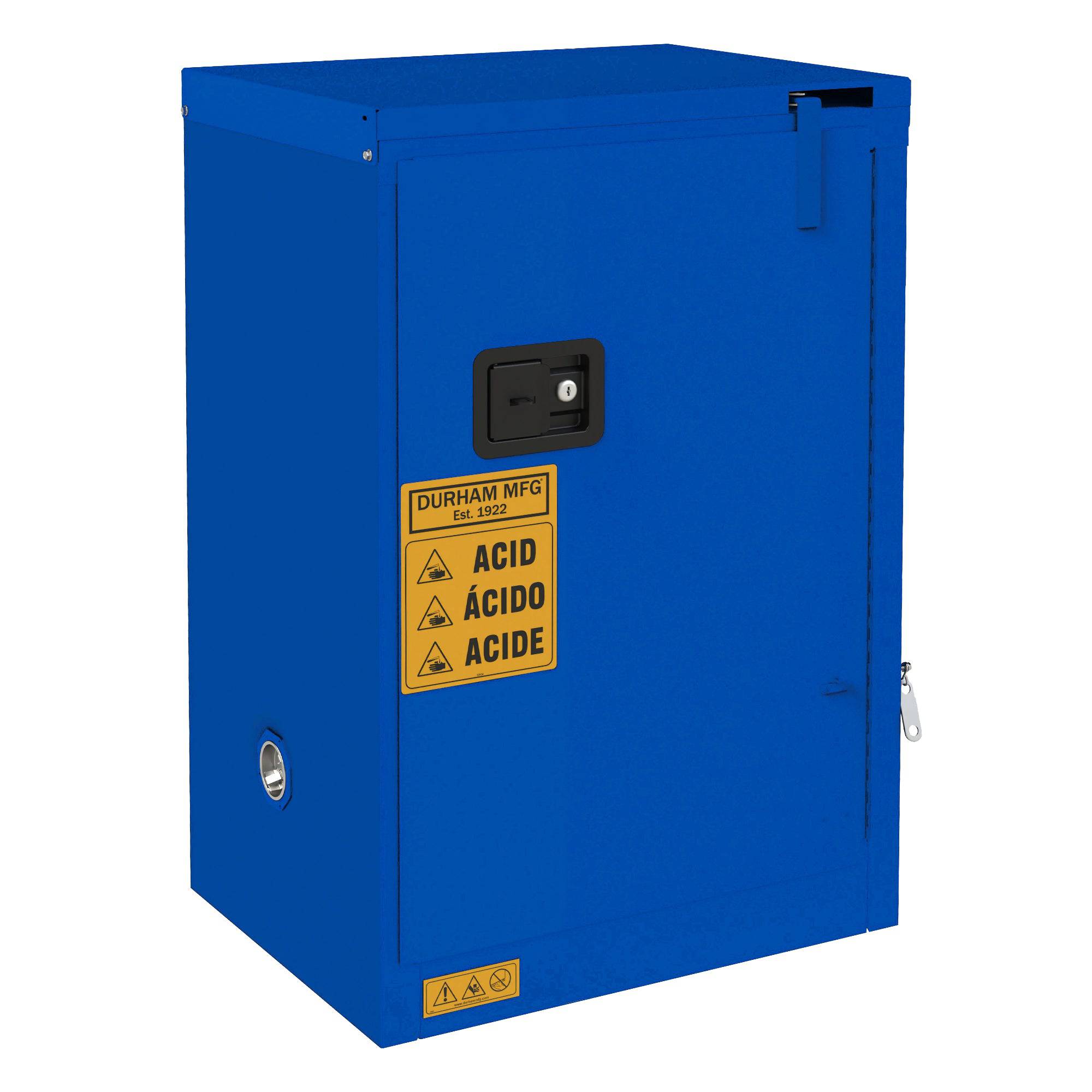 Corrosive Storage, 12 Gallon, Self Close - Durham