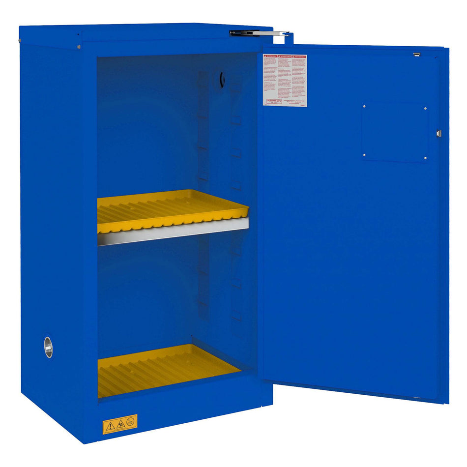 Corrosive Storage, 16 Gallon, Self Close - Durham