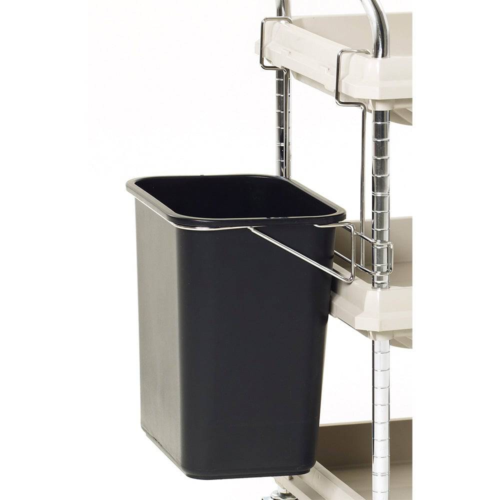 Metro - Wastebasket and Holder for Deep Ledge BC2030 Utility Cart ...