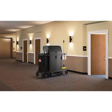 Premium Housekeeping Cart, Black - Suncast Commercial