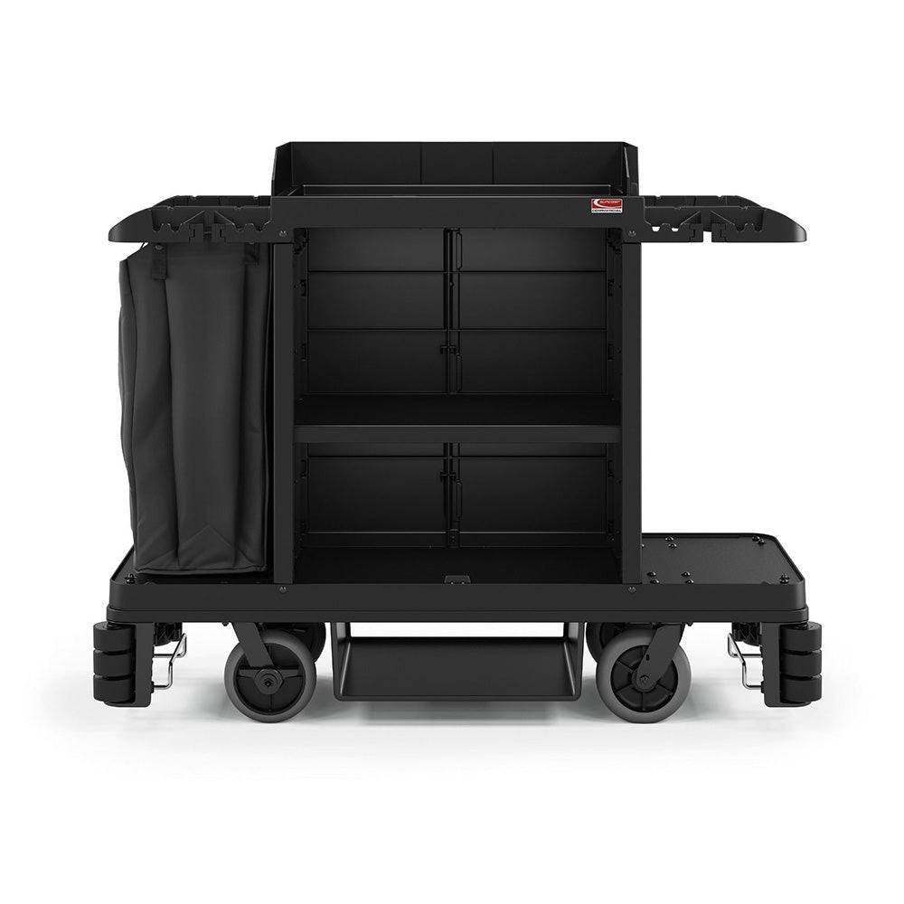 Premium Housekeeping Cart, Black - Suncast Commercial