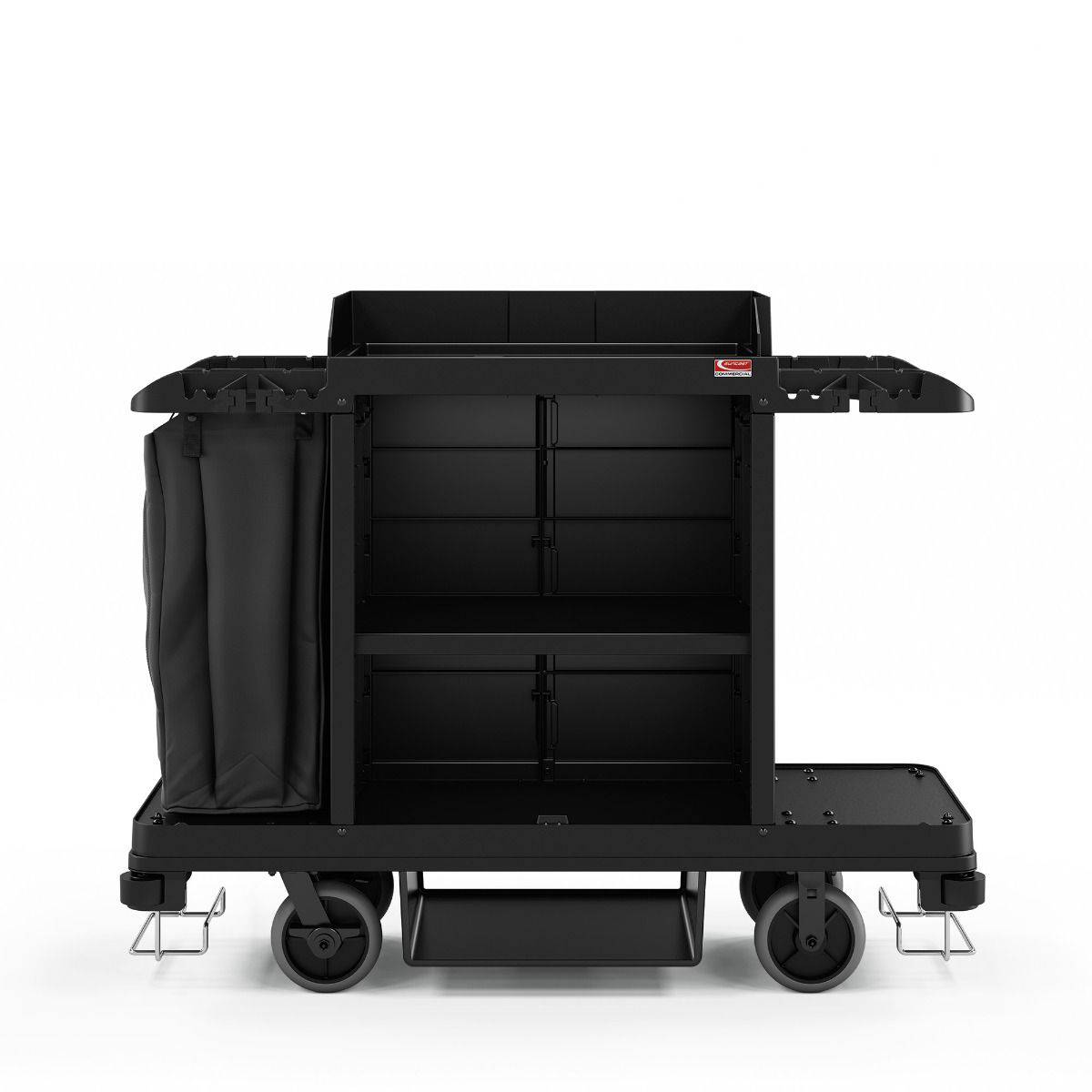 Standard Housekeeping Cart, Black - Suncast Commercial