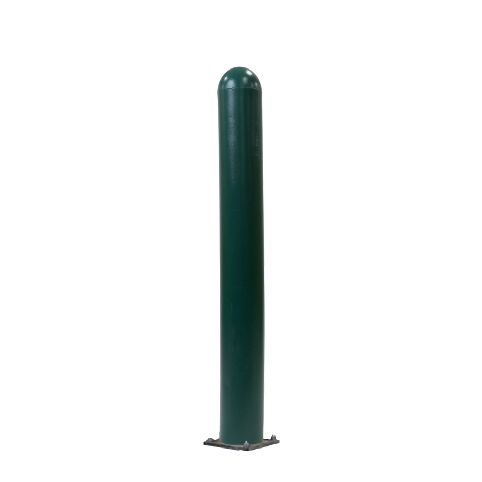 Forest Green Steel Bollard and Cover