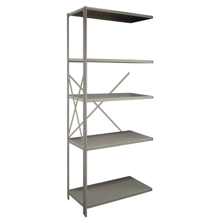 2000 Series Open Steel Shelving Beaded Post with 5 Shelves - Lyon