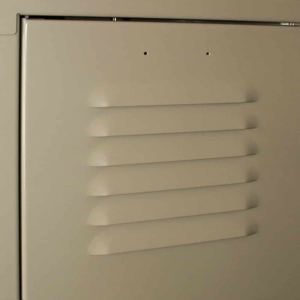 Single Tier 12"w x 15"d x 78"h Standard Metal Locker 3 Wide - Lyon