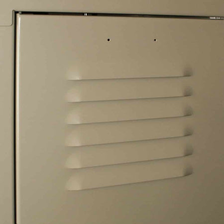 Single Tier 12"w x 15"d x 78"h Standard Metal Locker 3 Wide - Lyon