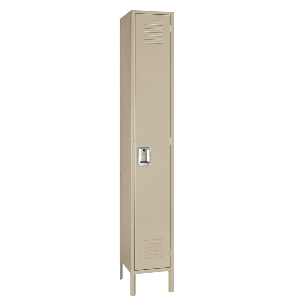 Single Tier 18"w x 18"d x 78"h Standard Metal Locker 1 Wide - Lyon