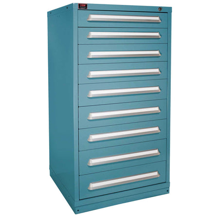 Quick Ship 9 Drawer Modular Cabinet with 144 Compartments Standard Wide Eye-Level Height - Lyon