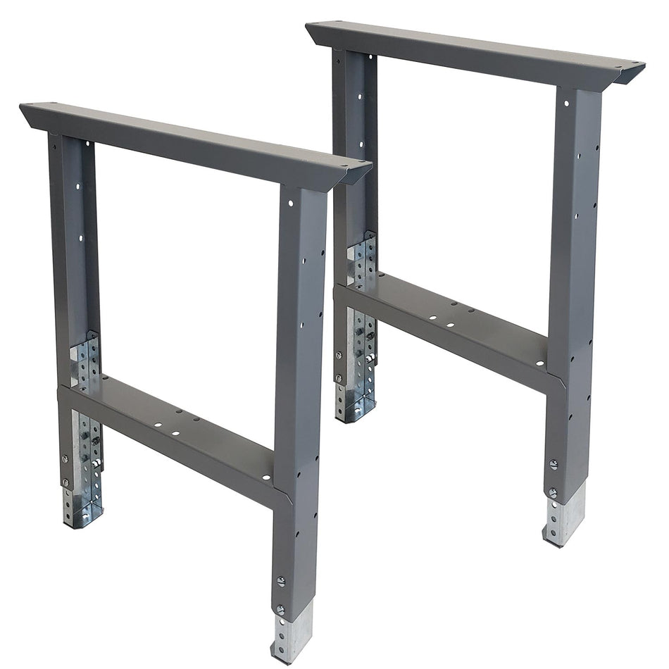 Adjustable Workbench Open Panel Legs - 2 Pack - Lyon