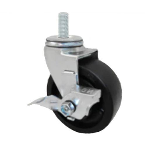 3" x  1-13/16" MaxRok Wheel 2-1/4" swivel radius with vertical top lock - 03MA30IB0867VY - Durable Superior Casters