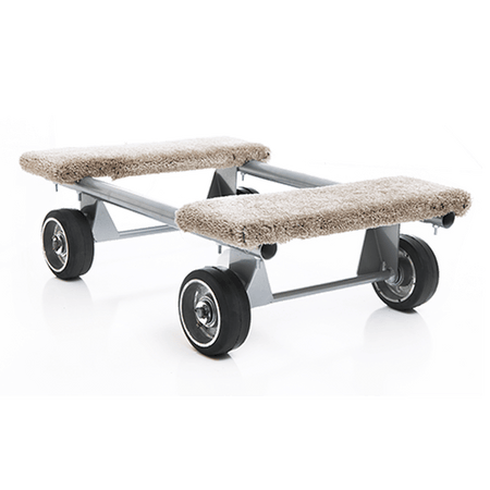 Carpeted Piano Dolly Fixed Axle - 1400 lbs. Capacity - Dutro