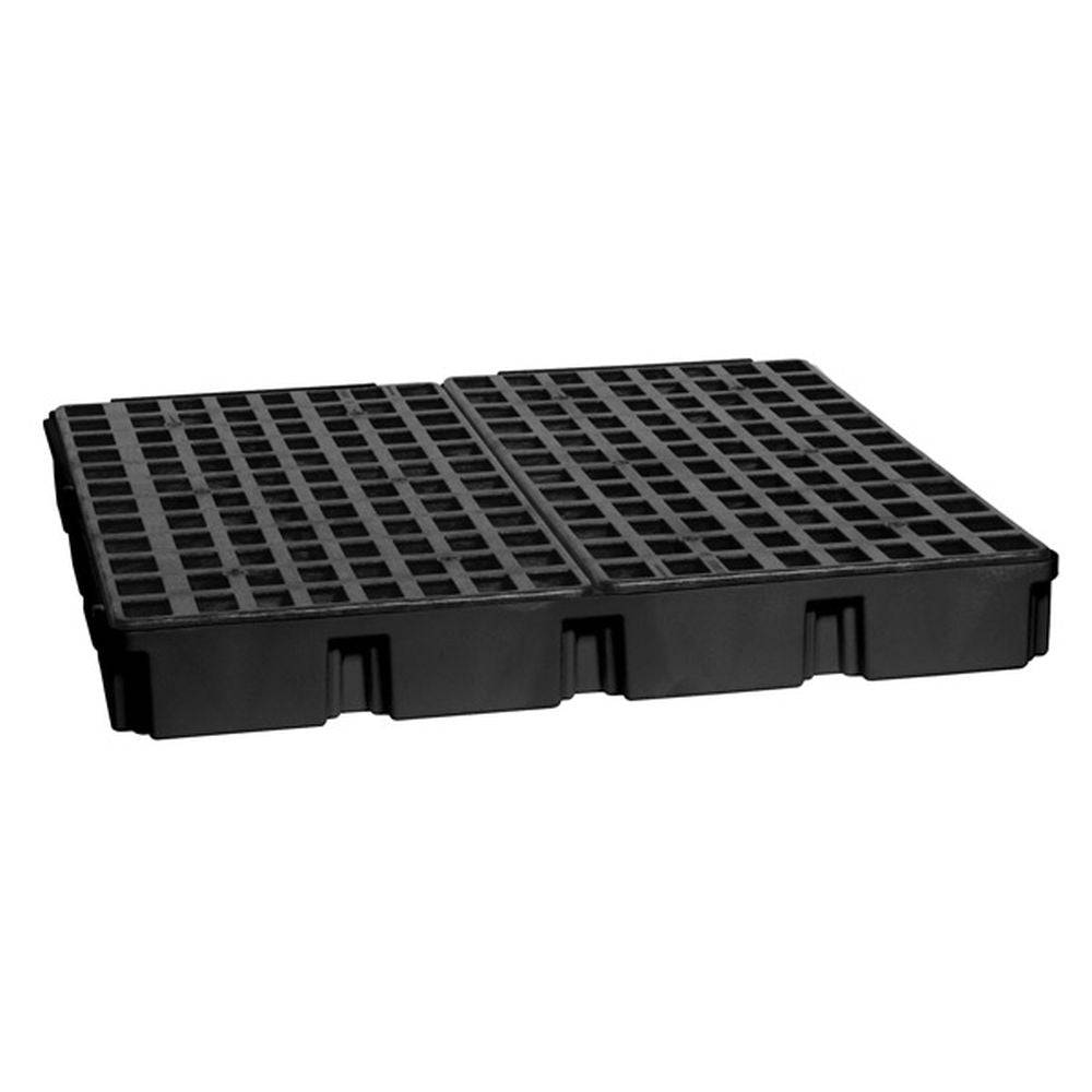 4 Drum Modular Platform Black w/ Drain - Eagle Manufacturing