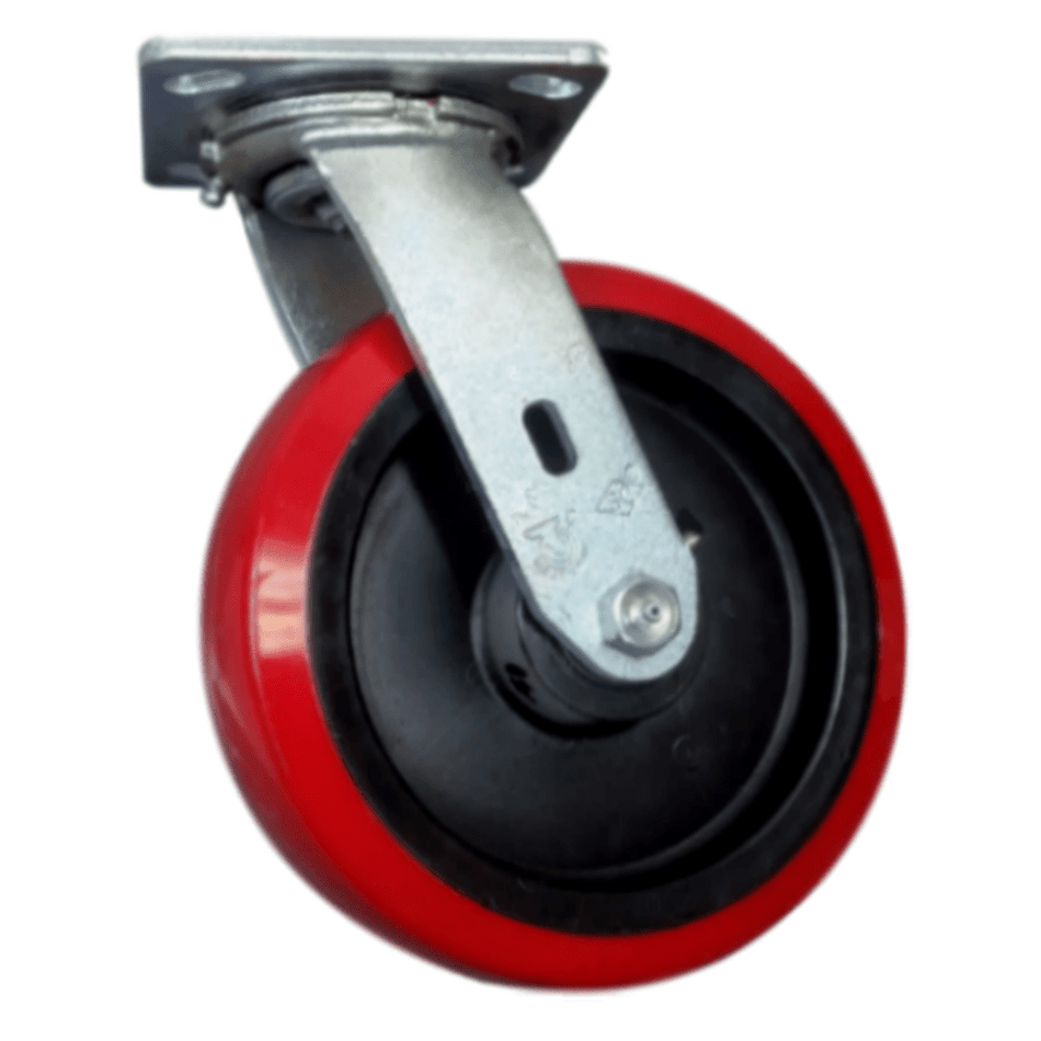 8" x 2" Poly-Pro Wheel Swivel Caster - 800 lbs. Capacity - Durable Superior Casters