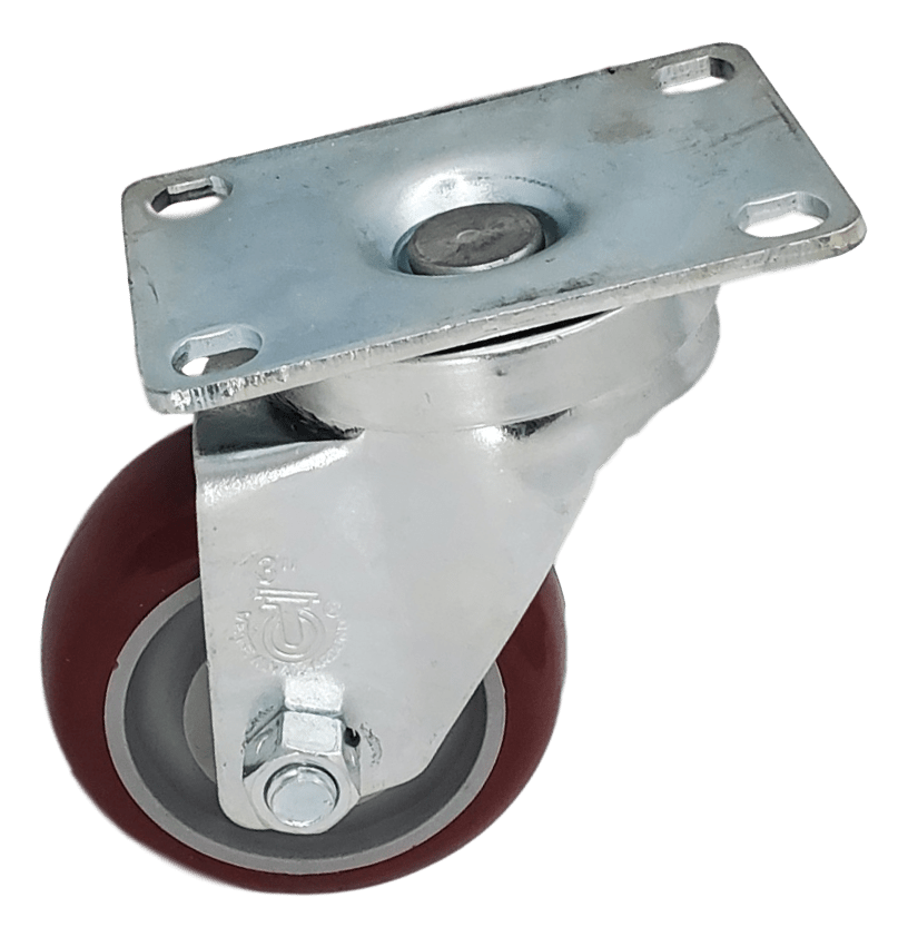 3" x 1-1/4" Polymadic Wheel Swivel Caster - 300 Lbs. Capacity - Durable Superior Casters