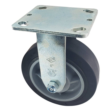 6" x 2" Nomadic Wheel Rigid Caster - 600 lbs. capacity - Durable Superior Casters