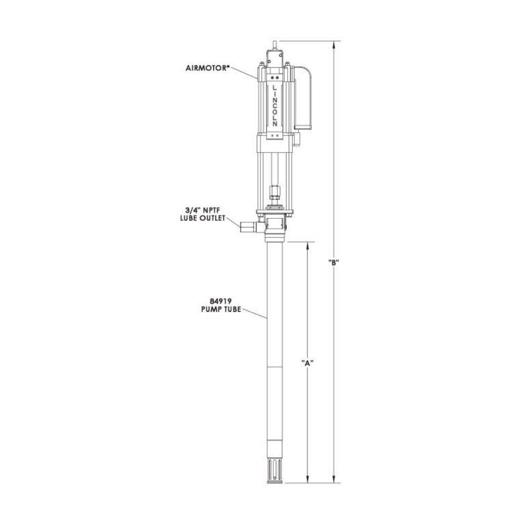 Pneumatic Grease Pump 12:1 - Lincoln Industrial