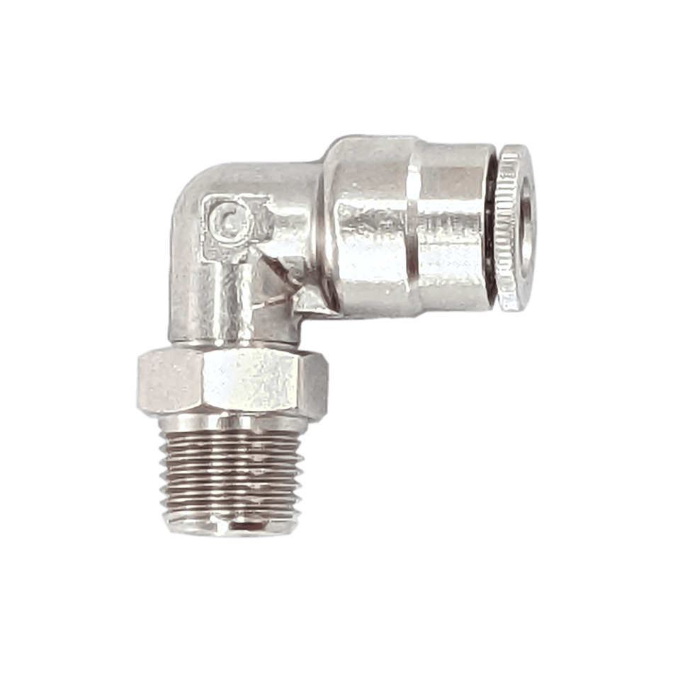 Quicklinc Tubing Adapterâ€”Male 90Â° Elbow, Swivel - Lincoln Industrial