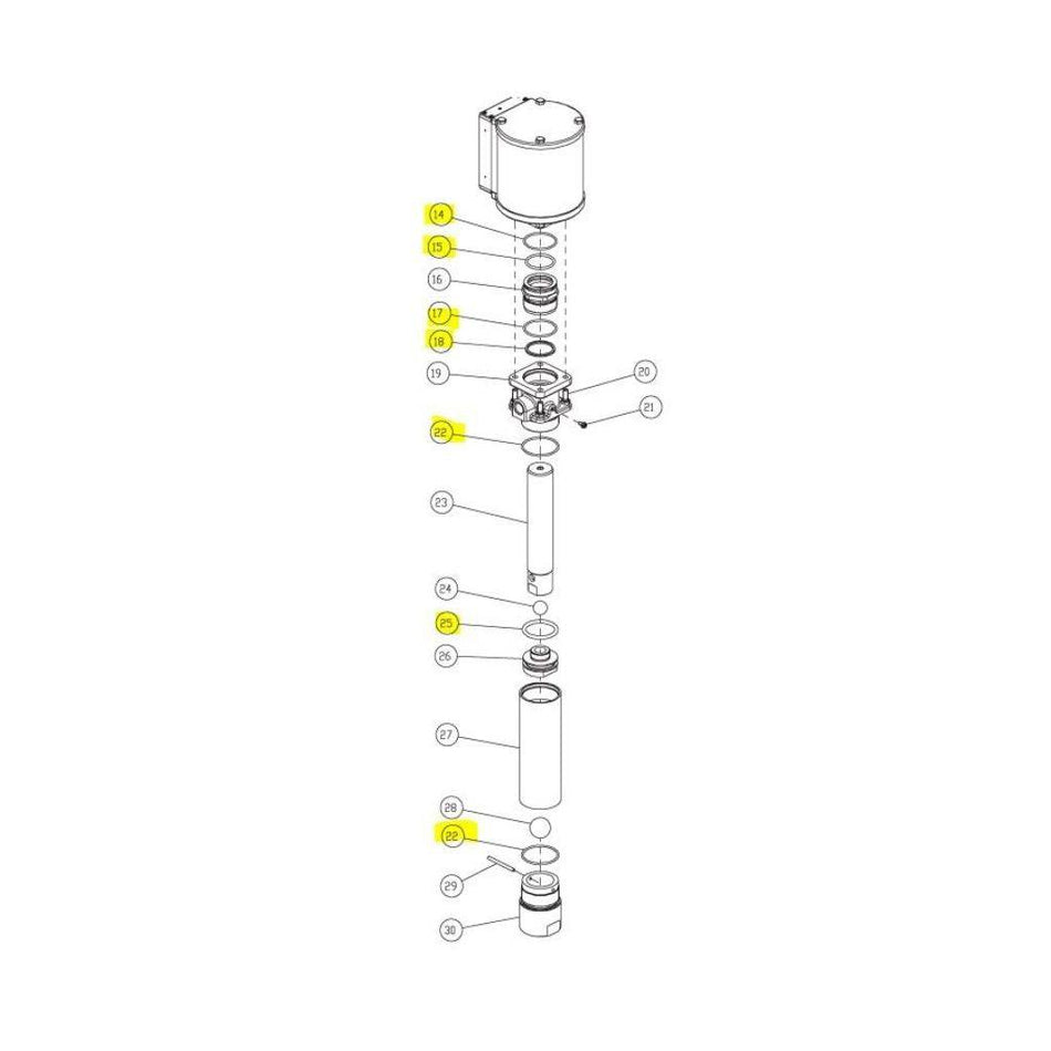 Lincoln Seal Kit For V406000000 - Lincoln Industrial